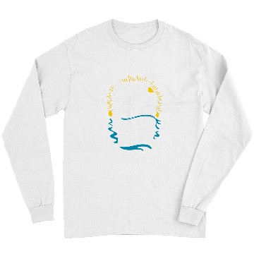 Discover Boat Waves Sun Rays River Days Long Sleeves
