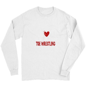 Discover TOE WRESTLING JESUS CHRIS I LOVE JESUS TOE Long Sleeves