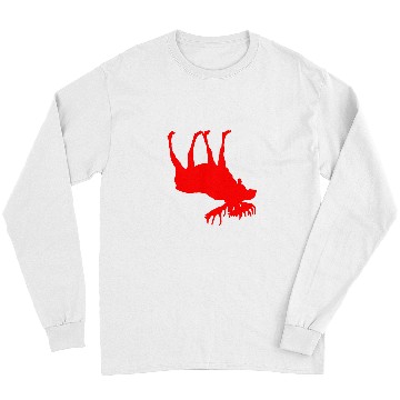 Discover Upside Down Moose Zoologist Red World Moose Day Long Sleeves