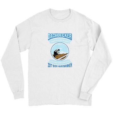 Discover Roofer handyman carpenter construction worker building 12 Long Sleeves