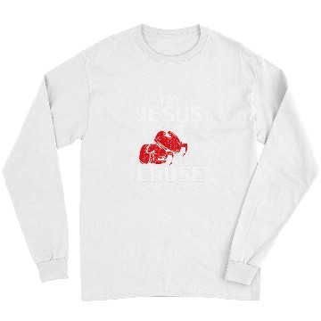 Discover Try Jesus not me cause I throw hands Long Sleeves