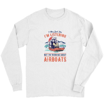 Discover Airboat Captain Swamp Boat Long Sleeves
