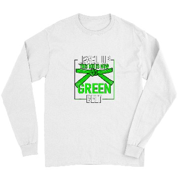 Discover Level Up This Kid Is Now Green Belt Karate Long Sleeves