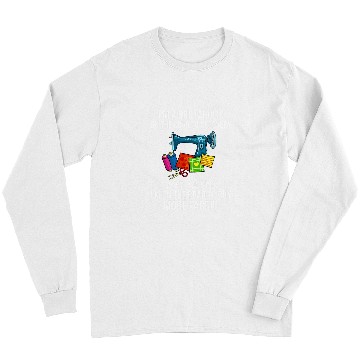 Discover Sewing Machine Patchwork Gift Quilt Quilter Long Sleeves