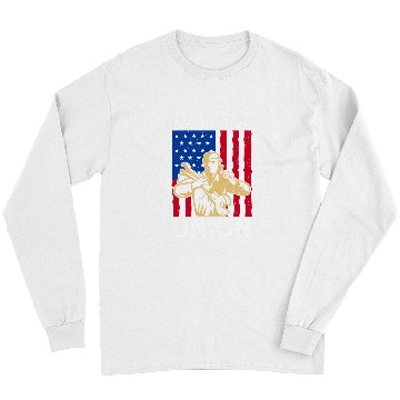 Discover Proud to be Union America Flag Strong Labor Day Long Sleeves