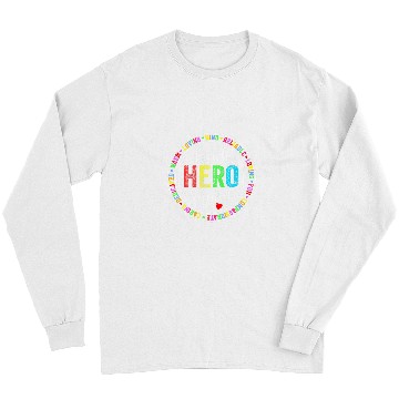 Discover Lunch Hero Squad Lunch Lady School Cafeteria Worker Long Sleeves