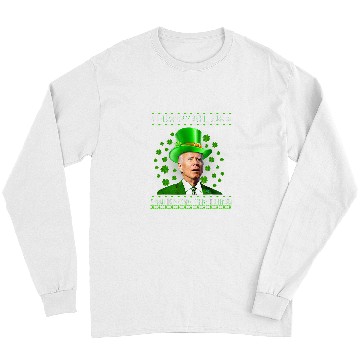 Discover Funny Joe Biden Easter Confused St Patricks Day Men Women Long Sleeves