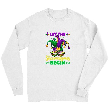 Discover Let The Shenanigans Begin Mardi Grass Kids Men Women 140 Long Sleeves