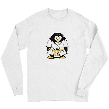 Discover sudo rm rf linux penguin in a karate tuxedo for programmer Long Sleeves