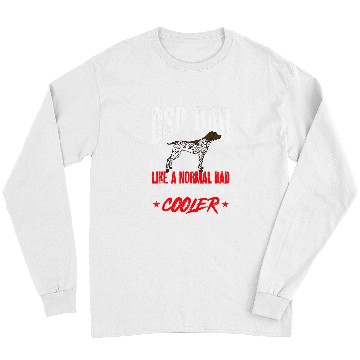 Discover Dog German Shorthaired Mens German Shorthaired Pointer GSP Dad Dog Long Sleeves