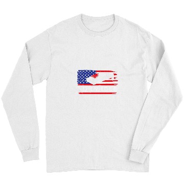Discover Cornhole sports flag arts Long Sleeves