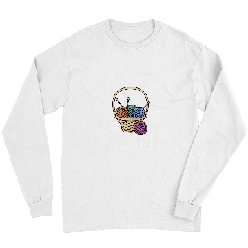 Discover Knitting Yarnting Funny Sayingting Needles Wool Soft Engineering Long Sleeves