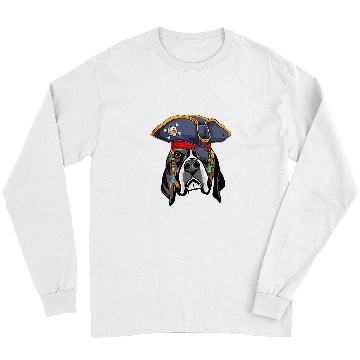 Discover English Pointer Pirate Funny Pointer Dog 12 Long Sleeves