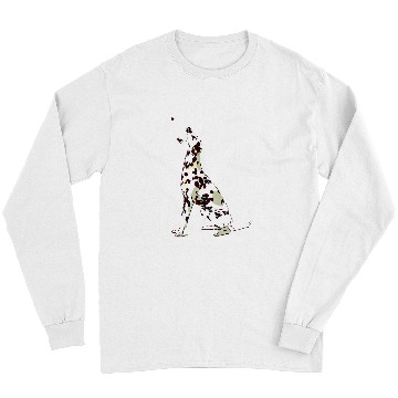 Discover Dalmatian Lovers Pop Art Fun Cool Gift Dalmatians Dog Long Sleeves