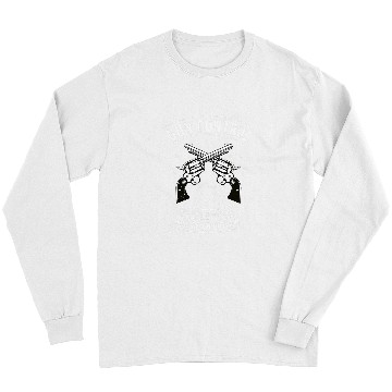 Discover Crossed Guns Control 2nd Amendment Apparel for guns Lovers Long Sleeves