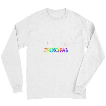 Discover Tie Dye Assistant Principal Funny Back To School Worker Long Sleeves