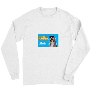 Discover 8Bit Game Over Bearded Collie 2 Long Sleeves