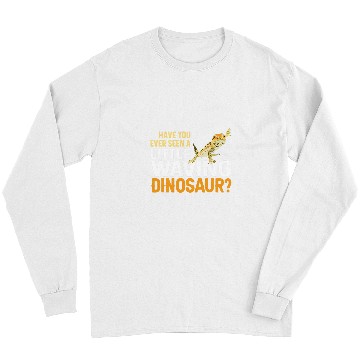 Discover Bearded Dragon Lizard Reptile Waving Dinosaur Herpetologist Long Sleeves