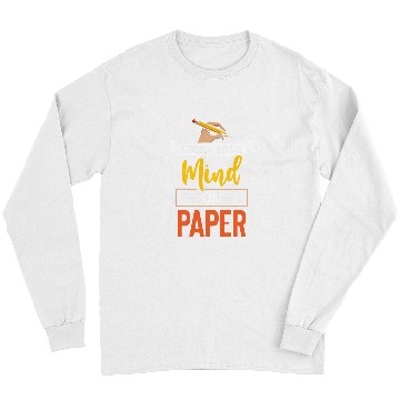 Discover Speak Your Mind On Paper Journal Writing Diary Journaling Long Sleeves