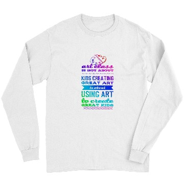 Discover Art class is about using art to create great kids Long Sleeves