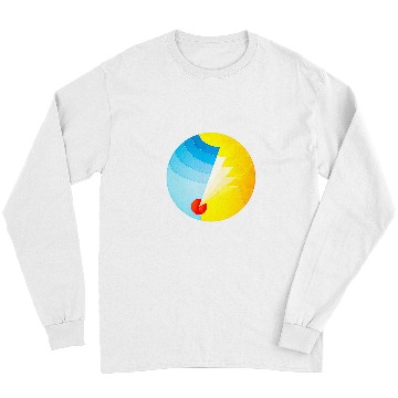 Discover Abstract Circle Geometric Digital Illustration Long Sleeves