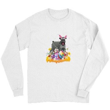 Discover Funny Easter Egg Lover Schnoodle Dog Easter Sunday Long Sleeves