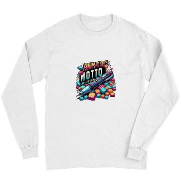 Discover Hilarious Keep Laughing Animators Motto Cartoonist Long Sleeves
