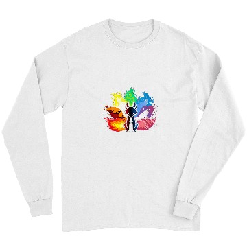 Discover Fox Lover Beatiful elemental kitsune fox japan spirit Long Sleeves