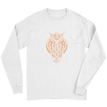 Discover Deco Art Owl Long Sleeves