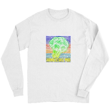 Discover Broccoli Yes Funny Vegetable Gardener 3 Long Sleeves