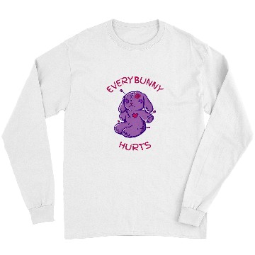 Discover Everybunny Hurts Funny Voodoo Easter Bunny Long Sleeves