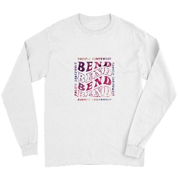 Discover Bend Oregon Wavey Square Long Sleeves