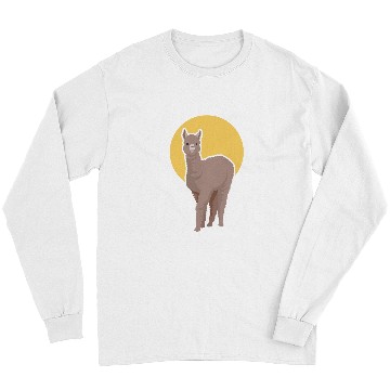 Discover Alpaca Illustration Guanaco Llama Vicuna Breeder Alpaca Long Sleeves