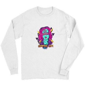 Discover Game On Egirl Video Computer Game Player Gamer Streamer 699 Long Sleeves