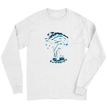 Discover ghosts Demon Monster Dark Garden Creature Devil Long Sleeves