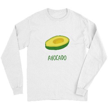 Discover Avocado Word with Fruit Long Sleeves