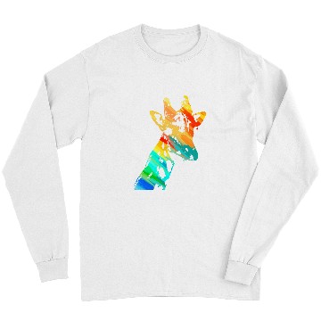 Discover Giraffe funny gift Long Sleeves