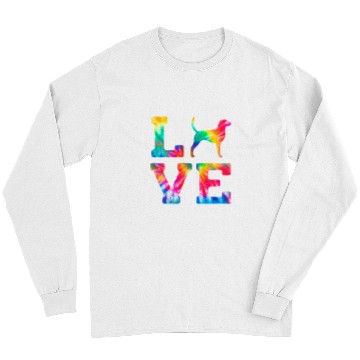 Discover Love English Foxhound Tie Dye Dog Mom Dad Long Sleeves