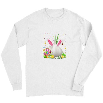 Discover Garlic Easter Egg Hunt Bunny Garlic Easter Sunday Long Sleeves