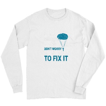 Discover Skydiving Gift Funny Parachute Skydiver Adventure Parachuting Skydiving Long Sleeves
