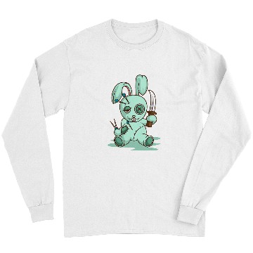 Discover Rabbits Kawaii Pastel Goth Bunny Voodoo Occult Rabbit Aesthetic Long Sleeves