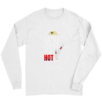 Discover Bowling Gift Illustration Joke Pun Bowling Long Sleeves