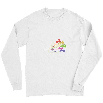 Discover Rabbits Prism Rabbit Philosophy Rainbow Triangular Prism Science Long Sleeves
