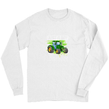Discover Tractor driving Just a Boy who loves Tractors Harvest Farming Barn Cattle 4 Long Sleeves