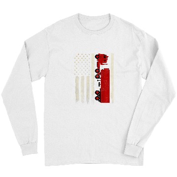 Discover Trucker Gifts Tractor Trailer 18 Wheeler Design On Back 33 Long Sleeves