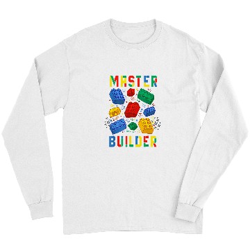 Discover Brick Builder Funny Blocks Master Builder 2 Long Sleeves