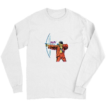 Discover Cool American Indian Warrior With Arrow Old West Comic Long Sleeves