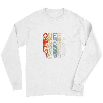 Discover Black Women Queen Juneteenth Black History Month BLM Melanin Long Sleeves