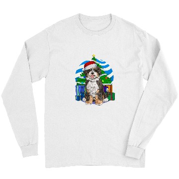 Discover Bernedoodle Dog Funny Christmas Tree Decor Gift Long Sleeves