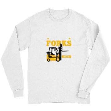 Discover Forklift Operator May The Forks Be With You Long Sleeves